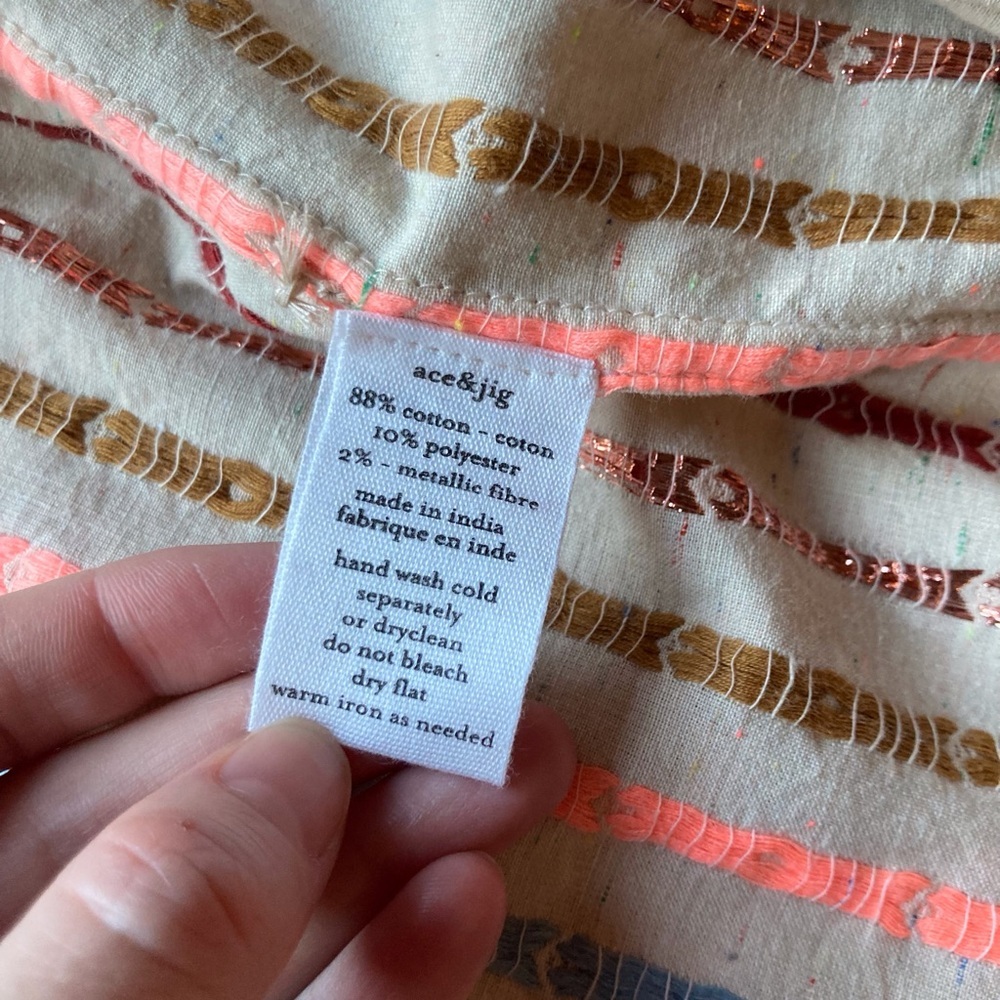 NWT Ace & Jig Reversible Duster Plus Size 4X Call… - image 12